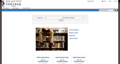Desktop Screenshot of libcat.sanjac.edu