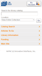 Mobile Screenshot of libcat.sanjac.edu
